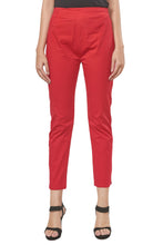 Load image into Gallery viewer, Pencil Pants : Plus Size (Poppy Red)
