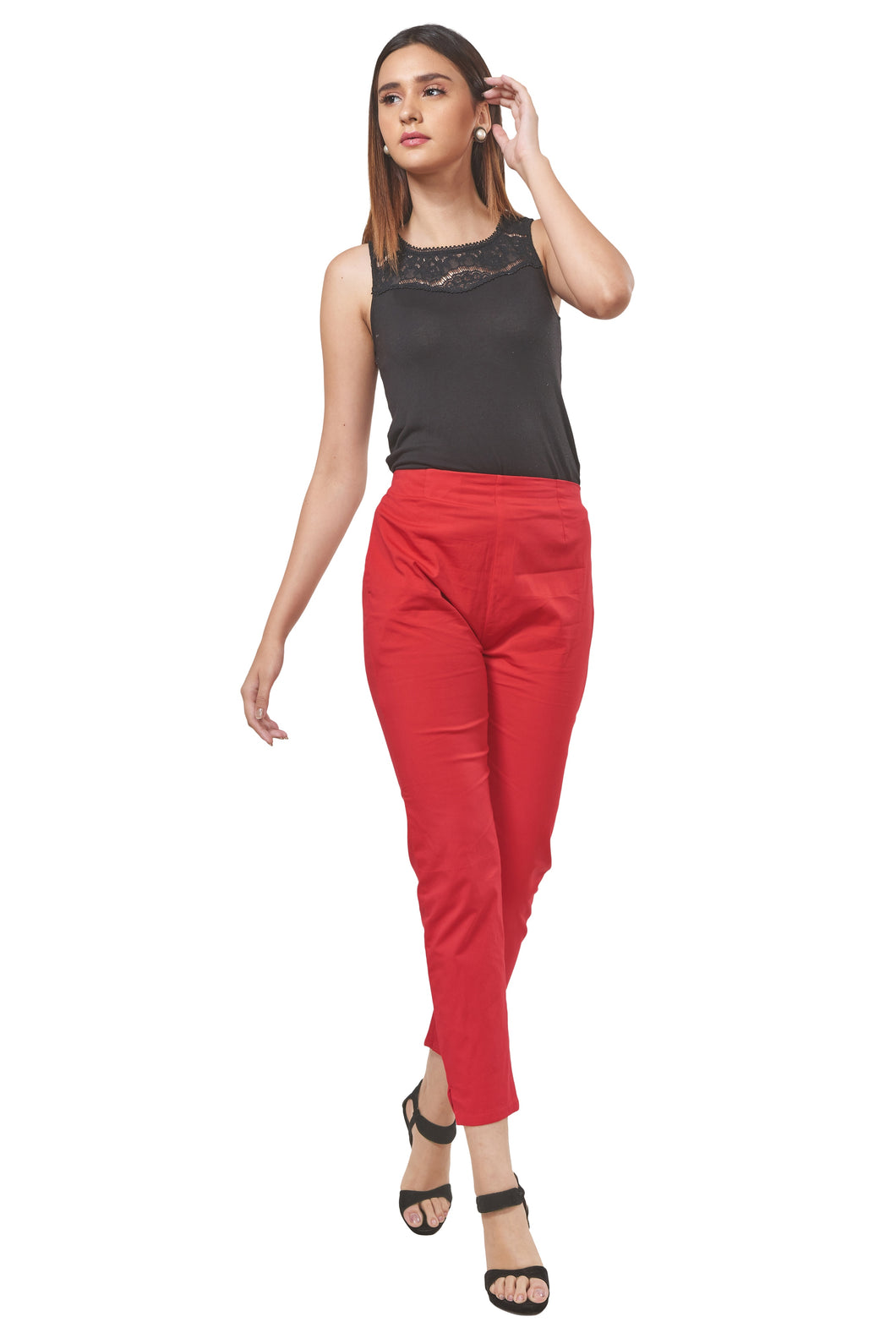 Pencil Pants (Poppy Red)