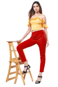 Pencil Pants (Blood Red)