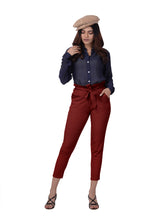 Load image into Gallery viewer, Ruffle Pants (Maroon)
