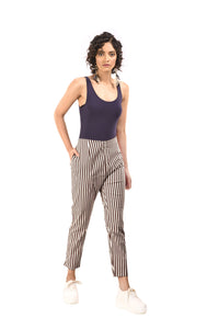 Stripe Pants (Brown)
