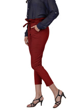 Load image into Gallery viewer, Ruffle Pants (Maroon)
